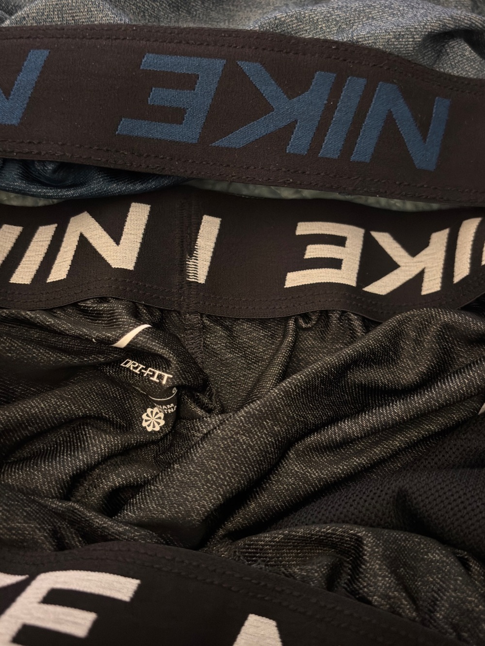 Nike women's Athletic Shorts – Gray and Blue - Picture 3 of 3